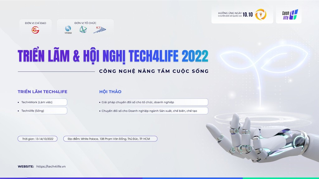 Triển lãm Tech4Life 2022 - Cơ hội quảng bá, giới thiệu các sản phẩm, ứng dụng công nghệ