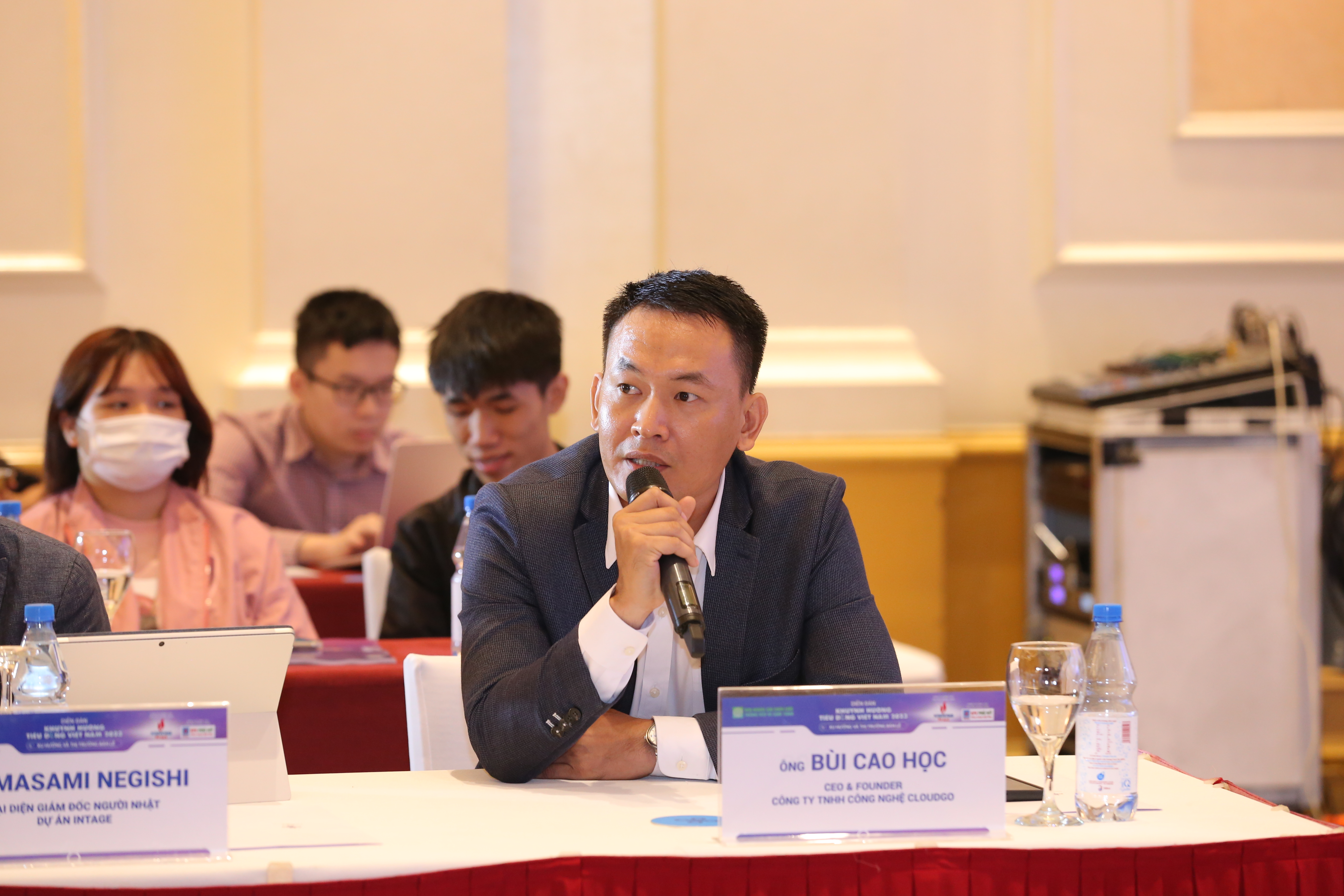 Ông Bùi Cao Học CEO&Founder  trang web cá cược bóng đá hợp pháp
 phát biểu